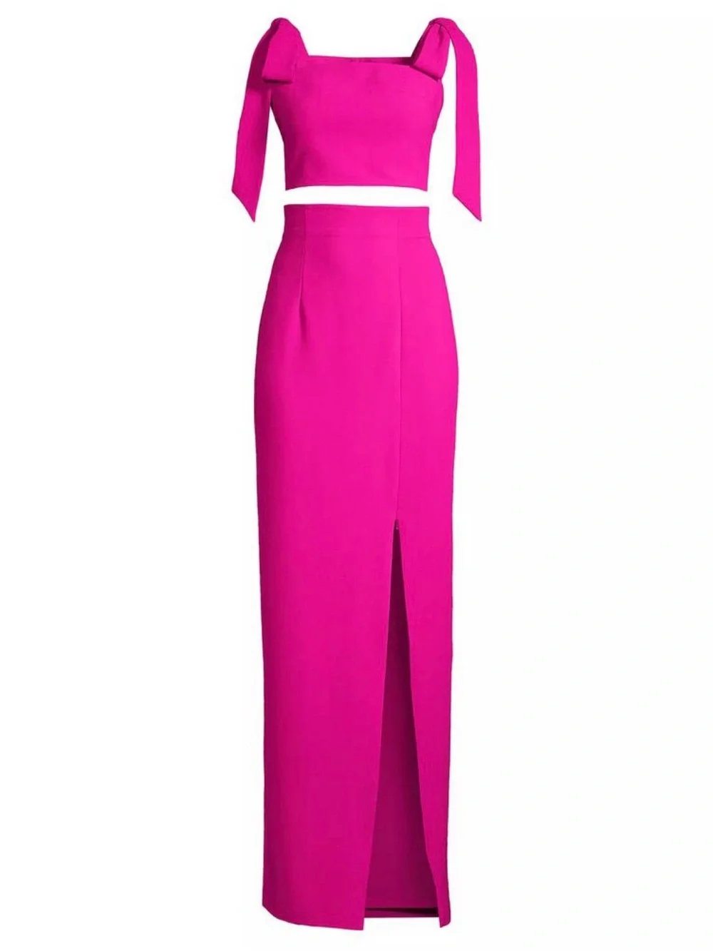 Black Halo Pink Clayton 2 piece gown - Picture 4 of 5